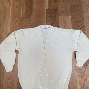 Women’s Vintage Cream Cardigan Sweater